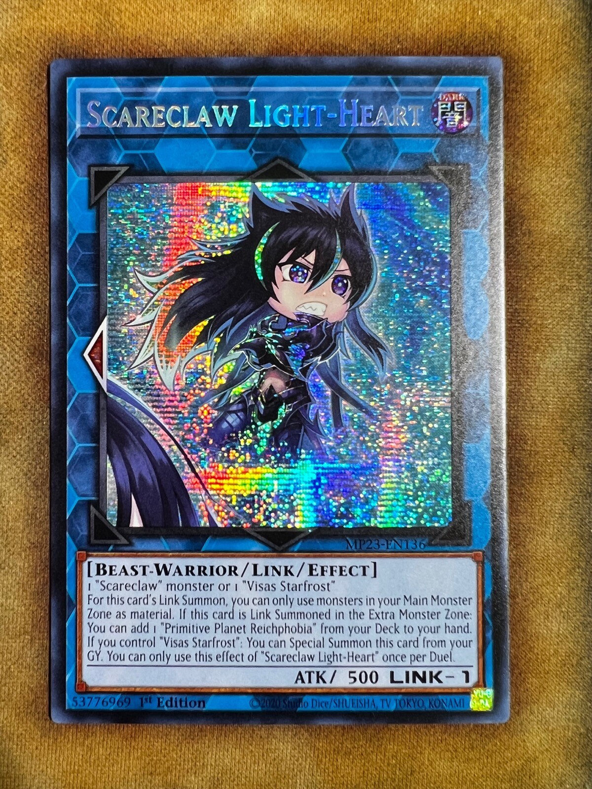 Yu-Gi-Oh! Scareclaw Light-Heart – Karte POTE-EN050, Ultra Rare, 1. Auflage