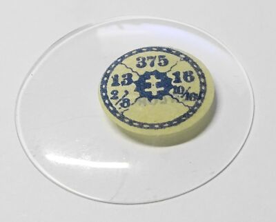 Verre De Remplacement Pour Montre De Poche (gousset) - Diamètre 36.5 Mm - Neuf Sans étiquette