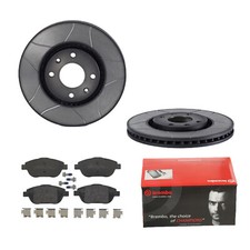 BREMBO BREMSSCHEIBEN Ø283MM + BREMSBELÄGE VORNE FÜR PEUGEOT 2008 I OPEL 