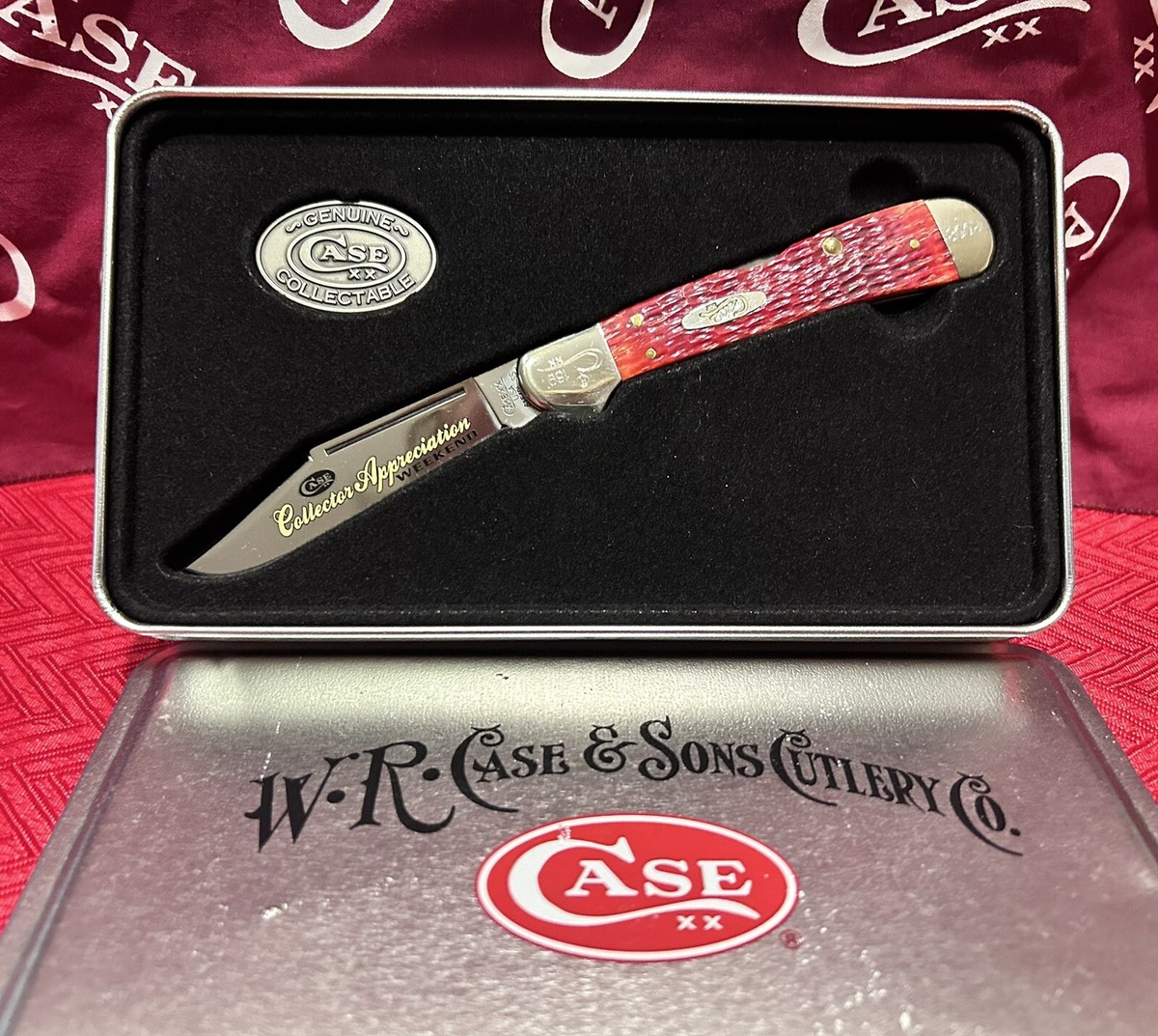 2008 Case XX COLLECTOR APPRECIATION RED Copperlock 61549L Knife