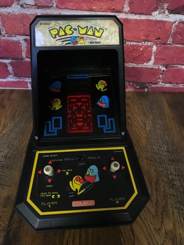 Used 1981 COLECO MIDWAY No. 2390 PAC-MAN TABLETOP MINI ARCADE - Tested & Working - Picture 17 of 20