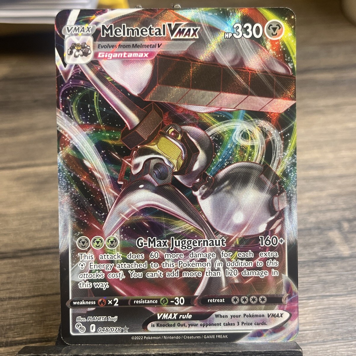 Pokémon TCG Melmetal VMAX Pokemon GO 048/078 Holo Ultra Rare | eBay