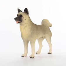 Akita Figurine Hand Painted Collectible Statue