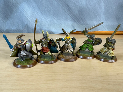 5 piece Heroscape Thorgrim The Viking Champion & Tarn Viking