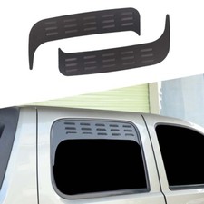 Rear Window Glass Louver Air Vent Blind Panel For Avalanche Sierra 2007-13 4door
