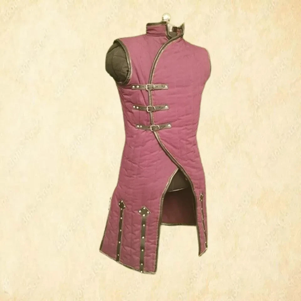 Disfraz de armadura Gambeson sin mangas para SCA LARP juego de rol chaqueta de Navidad regalo Foto 4 de 4