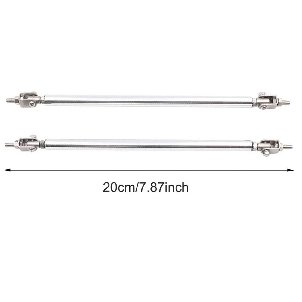 Fibra de carbono parachoques delantero divisor de labios varilla de puntal para Audi A3 A4 b7 b8 b9 A6 C7 Foto 3 de 4