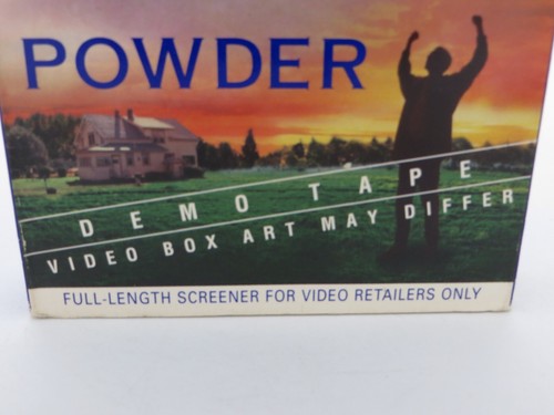 POWDER (VHS Movie) DEMO TAPE Screeners Copy HTF - - Foto 2 di 5