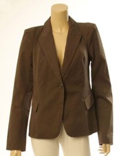 Victoria's Secret brown twill blazer jacket - Size 8 - New