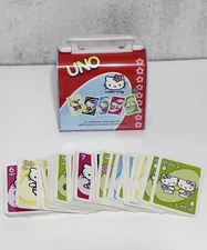 Hello Kitty Uno Deluxe Collector Travel Case Sanrio 2003 106 Cards Incomplete