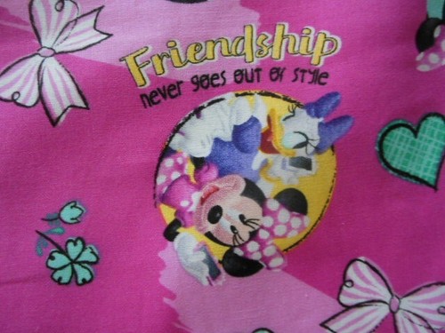 "Delantal para niños - MINNIE MOUSE & MARGARITA, ""AMISTAD", NUEVO, 16"" X 21" - Imagen 2 de 2