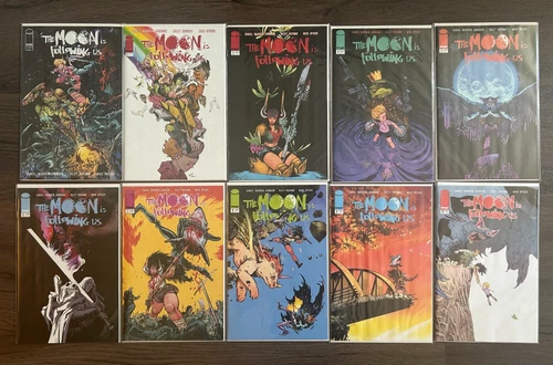 The Moon is Following Us #1-10 COMPLETE Daniel Warren Johnson Variant Set Lot
