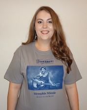 John Tefteller's Blues Images Memphis Minnie T-Shirt Queen of the Blues —2XLarge