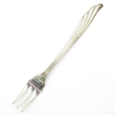 STERLING SILVER WALLACE CARIBBEAN 5-1/2'' COCKTAIL/SEAFOOD FORK NO MONOGRAM .925