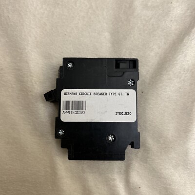 SIEMENS Q1520 Parallax Power Components ITEQ1520 15/20A Duplex Circuit Breake..