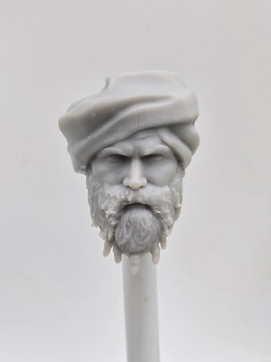 3d Printed COD WARFARE SIKH WARRIOR HEAD 1:12 6'' Classified Legends Compatible 