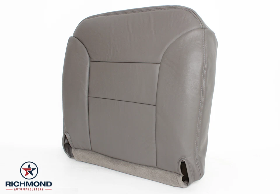 95-99 Suburban C/K 2500 -Driver Side Bottom Replacement LEATHER Seat Cover GRAY - Изображение 4 из 4
