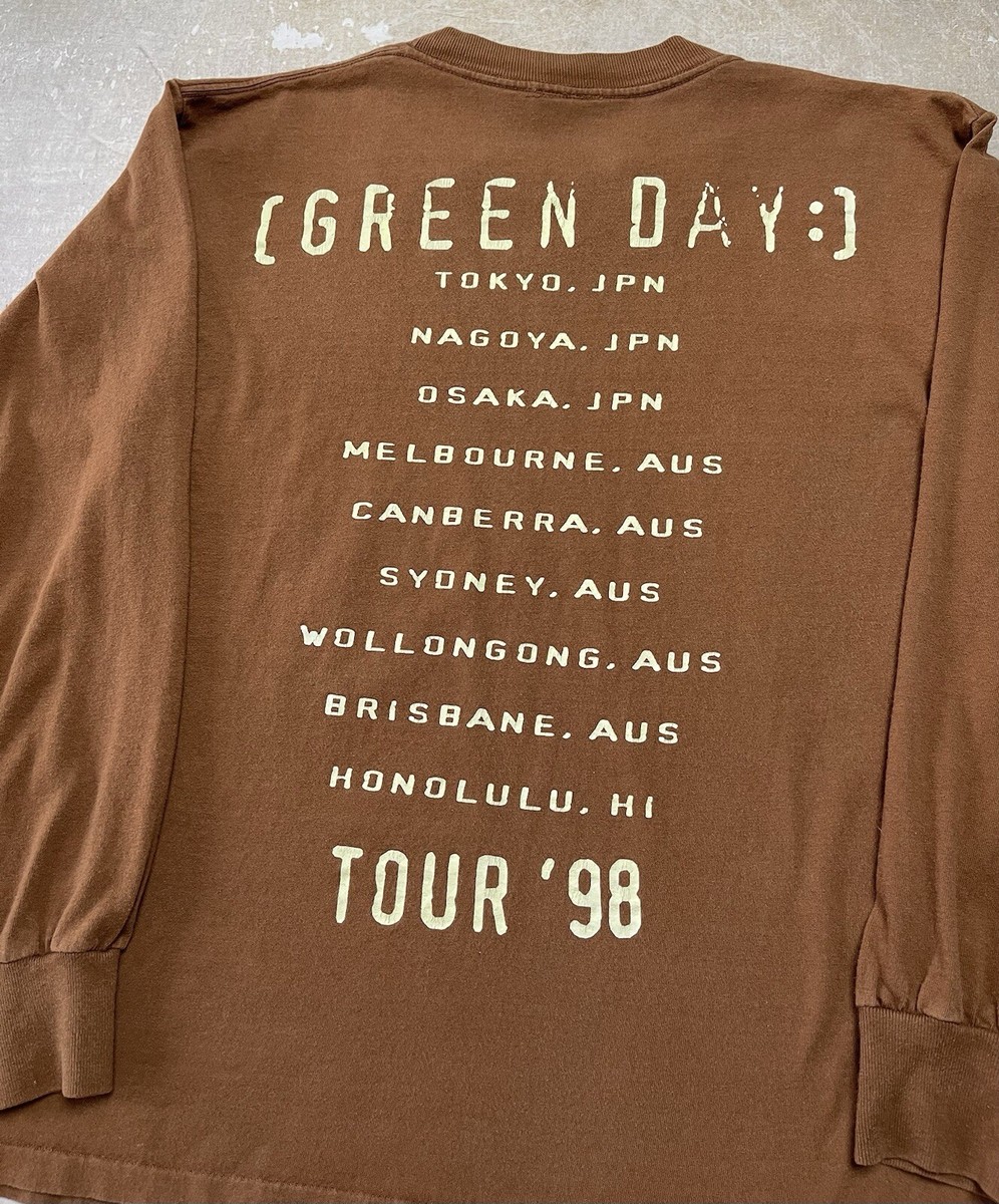 Vintage 1998 Green Day Nimrod T-shirt Japan Tour Band Tee Vintage 1998 Green Day Nimrod T-shirt Japan Tour Band Tee