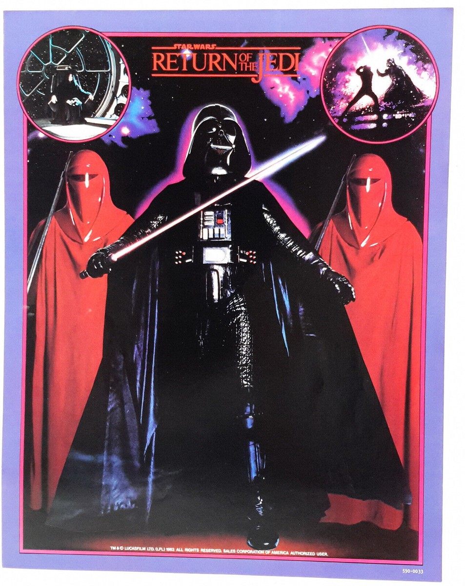 Original 1983 Poster STAR WARS: Darth Vader w Guards 11