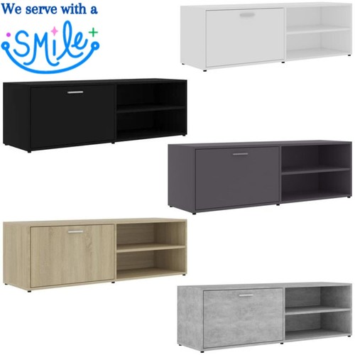 TV Stand Media Entertainment Television LED LCD Center Wooden