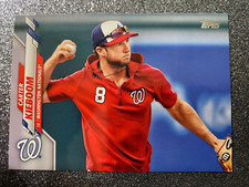 Carter Kieboom IMAGE VARIATION SHORT PRINT SP 2020 Topps #440 Nationals