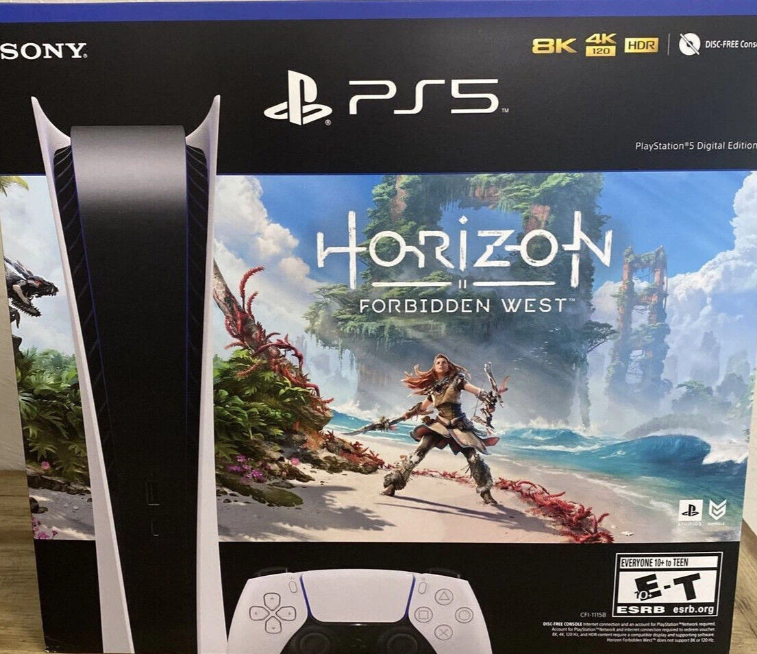 NEW Playstation 5 PS5 Digital Edition Console System (Horizon