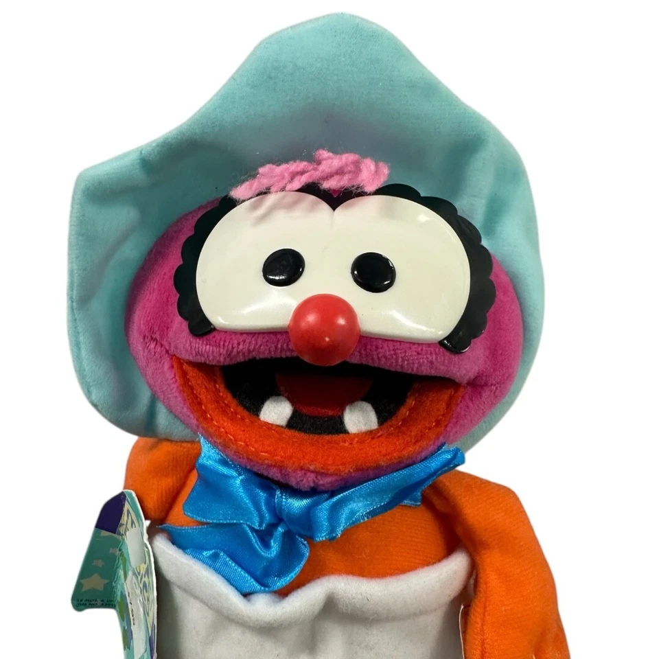 Bolsa de frijoles Muppet Babies animal peluche 1997 Toy Biz Jim Henson dibujos animados con etiquetas Foto 2 de 4
