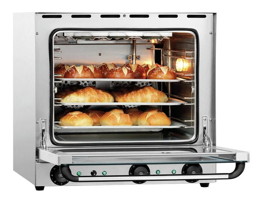 Bäckereiofen Backofen Edelstahl mit Wasserdampf und Grill Brötchen Brot backen - Bild 2 von 4