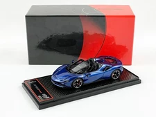 BBR 1:43 Ferrari SF90 Spider Blu Elettrico Metal Blue Limited 250 pcs BBRC244B