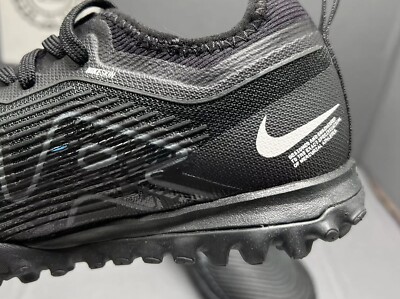 Nike Zoom Vapor Pro Turf Soccer Black SmokeGrey DJ5605-001 Men Sz