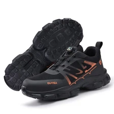 Mens Indestructible Safety Work Shoes Steel Toe Comfortable Work Boots Sneakers