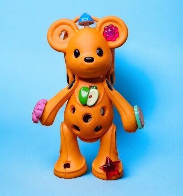 置物 cacooca drunk toy Sega Toys Pop Pals Orange Croc Bear Deccochao Bear 2009 Rare Play