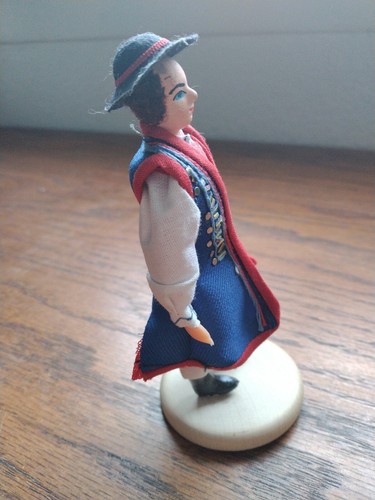 Traditional Dressed Polish Man ~ Hand Made ~ From Kraków 5" Tall - Picture 3 of 6