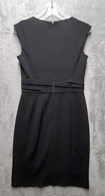 black fitted shift dress High Neck Shift Dress