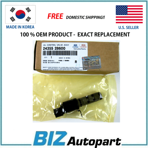 GENUINE ! OIL CONTROL VALVE ASSEMBLY for 1011 KIA SOUL 1.6L OE 24355