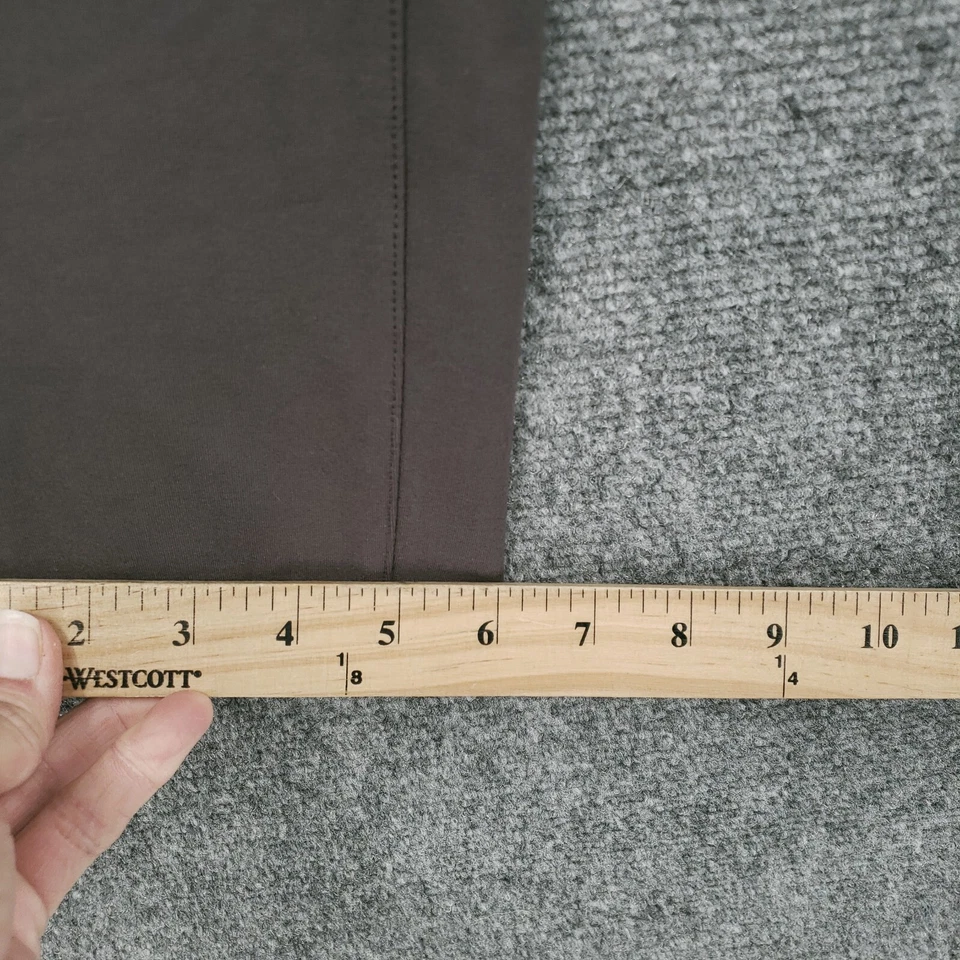 Pantalones Sculpt Her by NYDJ para mujer grandes grises modernos levantamiento pliegue tiro alto tobillo Foto 4 de 4