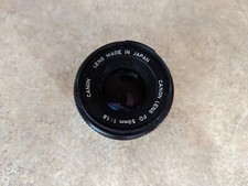 CANON FD 50MM 1:1.8 MANUAL FOCUS LENS B2-2 8 