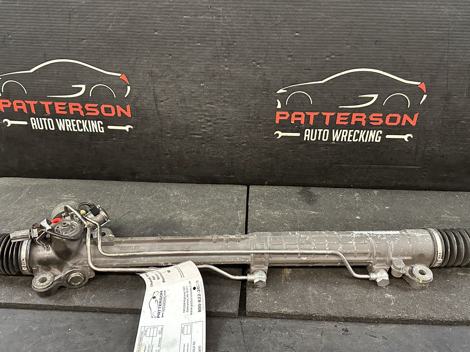 03-11 BENTLEY CONTINENTAL POWER STEERING GEAR RACK & PINION 3W1422071B