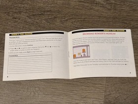 Mario's Time Machine Instruction Manual Only Nintendo Nes Authentic