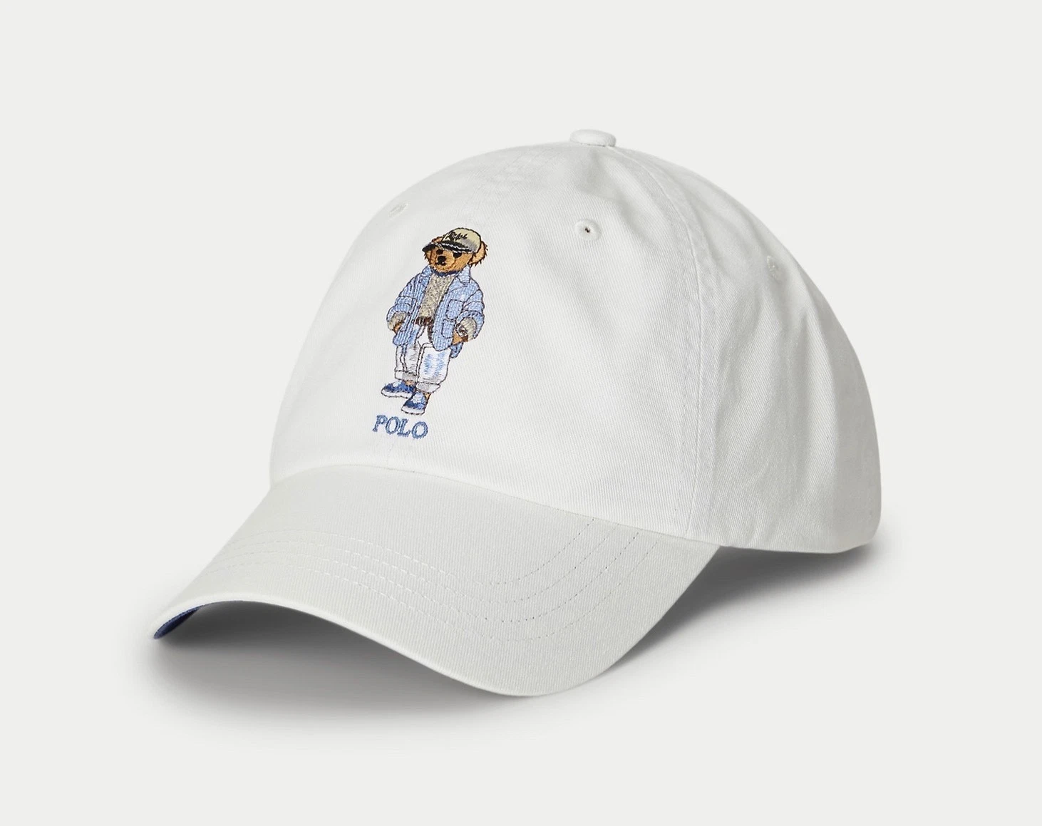 NWT Polo Ralph Lauren White Embroidered COASTAL BEAR Twill Baseball Cap Hat
Opens in a new window or