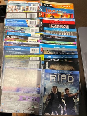 Blu-ray Cover Art INSERT ONLY -NO MOVIE DISC-NO CASE - You Pick Lot III