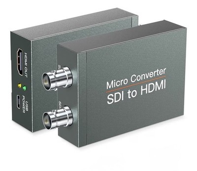 SDI to HDMI Converter with SDI Loop Out, 1080p HD-SDI/ 3G-SDI/SD-SDI to HDMI...