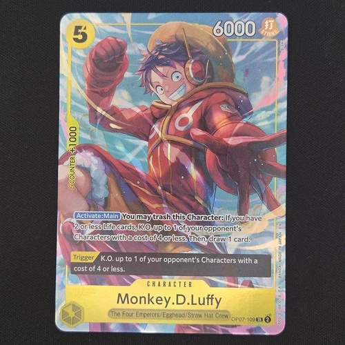 One Piece TCG Monkey D. Luffy OP07-109 Illustration Box Vol. 3 Promo - NM