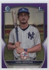 2023 Bowman Chrome Prospects Purple Refractor 153/250 Hans Montero #BCP-173 4k8