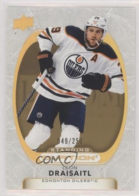 2021-22 Upper Deck Ovation Gold Spectrum Standing 49/250 Leon Draisaitl #79 0q5
