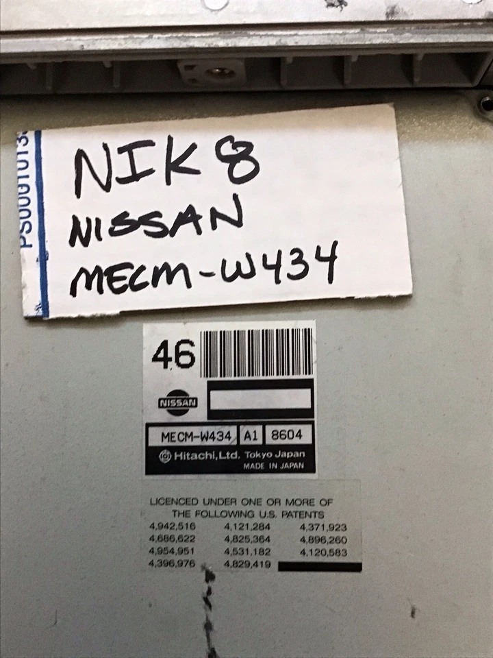 OEM 1998 Nissan Pathfinder 3.3L ECM Engine Computer Switch Immobilizer MECM-W434 - Imagem 2 de 4