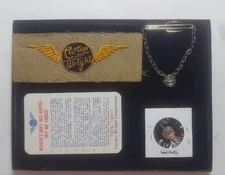 Curtiss-Wright Aviation Uniform War patch w/ Wright Aircraft Engine Pin & More