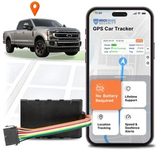 Brickhouse Security Livewire4 - Wired Car, Fleet GPS Tracker-No Battery Required