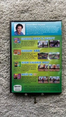 Melt It OFF! DVD 2012 Mitch Gaylord 4 Complete Workouts