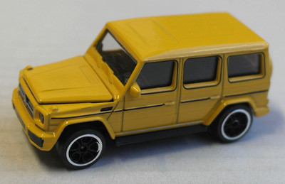 Majorette Mercedes-AMG G63 G-Modell G-Klasse gelb Geländewagen 4x4 Allrad Auto